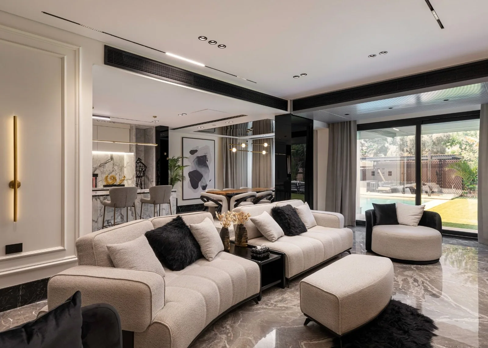 Flower Park Villa Interior hero